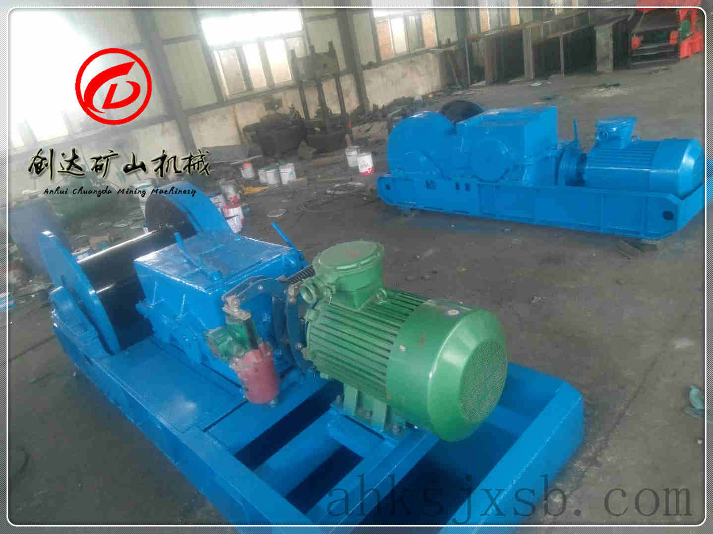 JSDB-13雙速絞車實物圖_雙速絞車實物圖_絞車源頭工廠_安徽創(chuàng)達(dá)